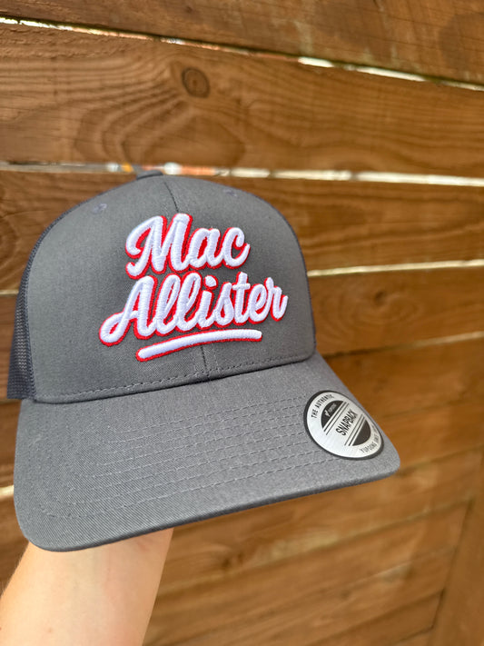 Grey Mac Allister Cap